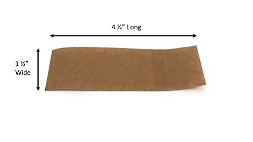 Черна лента за хартиени салфетки, N. F. String & Son с самозаклеивающимся лепило, 25 бр / опаковка (Черни, 25 бр.)