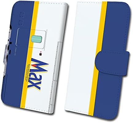 ダイビ (Daibi) Калъф за смартфон Max Railway серия E4 № 89, съвместим с много модели, размери M, устройства на Android / iPhone 12 Mini [Вид на лаптопа] tc-t-089-White am
