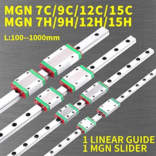 Линейни направляващи 3D принтер MGN7C MGN7H MGN9C MGN9H MGN12C MGN12H MGN15C MGN15H Миниатюрен линеен железопътна Слайд, 1 бр. Линейна