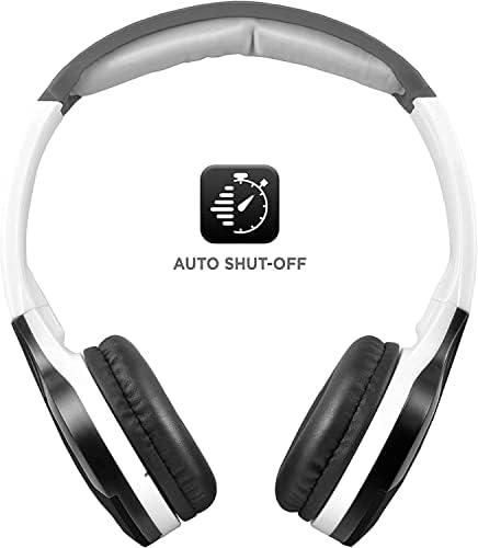 XO Vision IR630BL Универсални Безжични Сгъваеми слушалки IR - Черна с Bluetooth поддръжка, Леки Преносими за iPhone, кола, деца, Безжични слушалки за универсална автомобилна развле?
