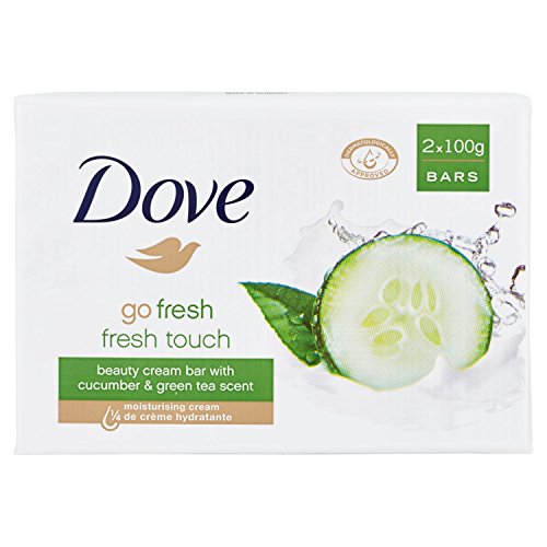 Dove: Крем-шоколад Go Fresh Fresh Touch Beauty е с аромат на краставица и зелен чай [Внос от Италия], 3,52 унция (опаковка от 2 броя)