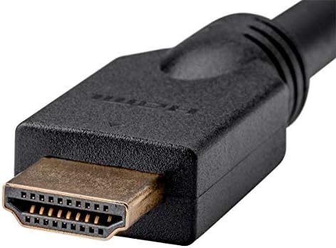 Кабел Monoprice HDMI - 45 метра - Черен (3 комплекта) Без лого дизайн, Висока скорост, 4k @ 24 Hz, HDR, 10,2 Gbit/s, 24AWG, CL2,