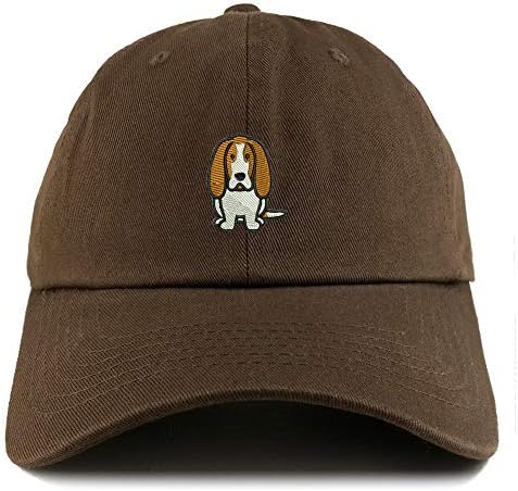 Моден Магазин за дрехи, Basset Hound Dog Бродирани нисък профил Мек Памучен Папина Cap Шапка