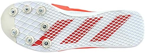 маратонки за лека атлетика adidas Adizero TJ/PV унисекс (сигнален коралов /сребрист Метал / FTWR Бяло, 13 Ч САЩ)
