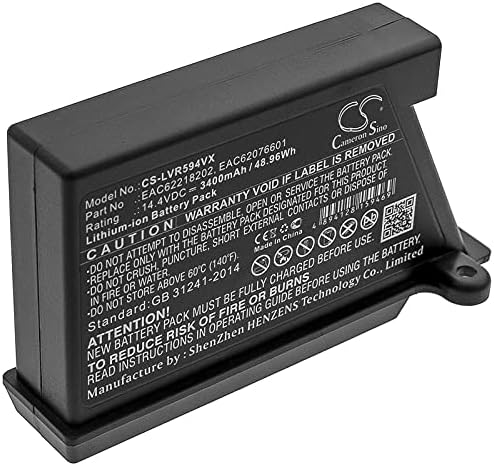 Прахосмукачка акумулаторна батерия за VR1128R, VR1128SIL, VR1129RB, VR1227R, VR1228DS, VR1228R, VR1229B, VR1320B EAC60766112 310E