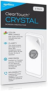 Защитно фолио BoxWave, съвместима с ASUS VA247HE - ClearTouch Crystal (2 опаковки), HD филм за защита на екрана от надраскване