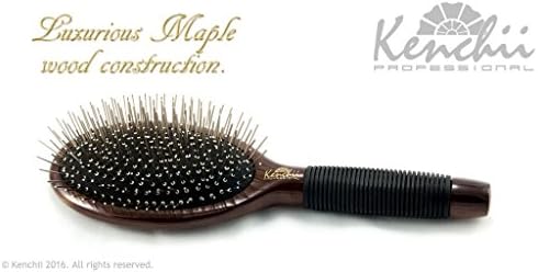 Kenchii Beauty-Голяма четка с метален косъм с Unibody корпус от Клен Pro Stylist KEPB-L