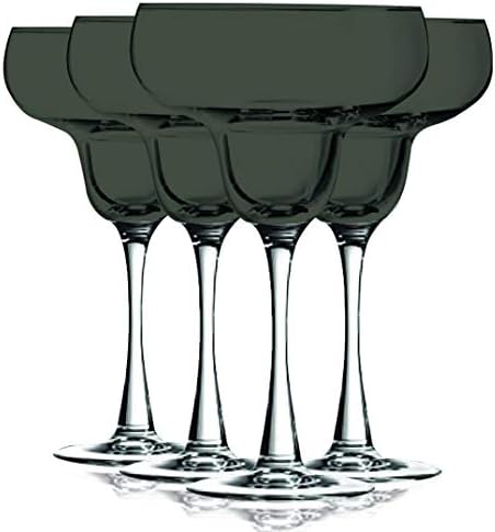 Настолни чаши за вино Маргарита Black King Accent в крак с тегло 9,5 грама - Комплект от 4 допълнителни ярки цветове