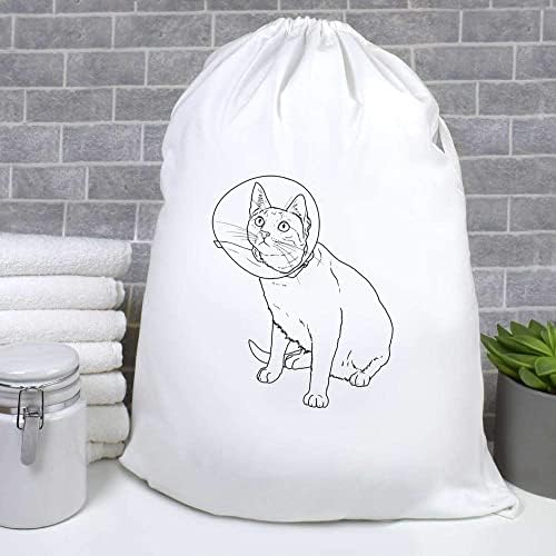 Чанта за дрехи Azeeda 'Cat Wearing Cone' за измиване /на Съхранение (LB00022566)