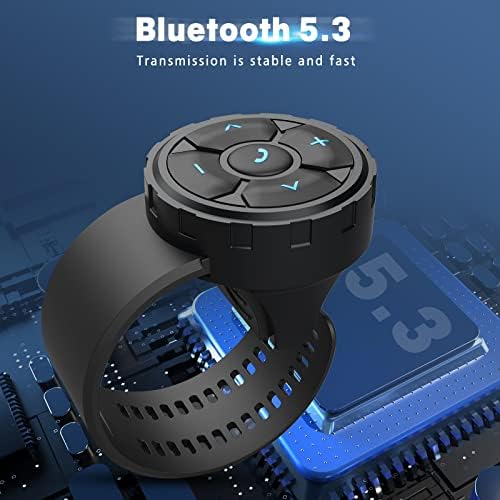 Бутон Bluetooth 5,3 Умно дистанционно управление за iPhone 13 Pro Max/13 Pro/13/13 Mini и Android-устройства с каишка; Безжичен Водоустойчив