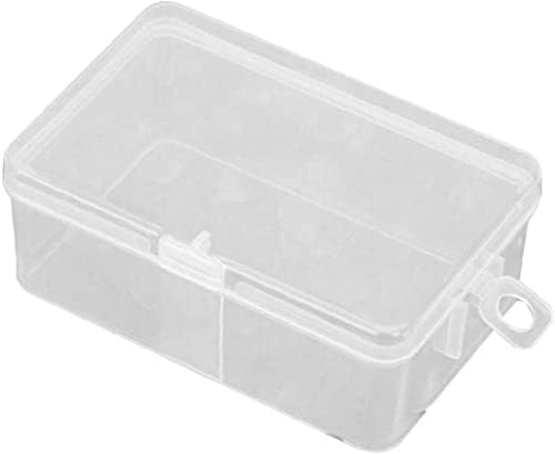 Пластмасова Кутия За Съхранение, Прозрачни Празни Контейнери с Капаци, Малка Прозрачна Кутия-Органайзер за Мъниста, Бижута, Diy Практическа
