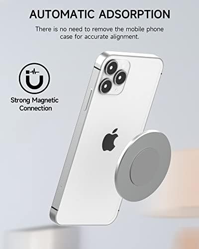 Магнитно закопчаване MAGKOTA 2 Pack за iPhone съвместим с MagSafe за iPhone серия 14/13/12 Pro max, силни магнитни стенен държач за iPhone,