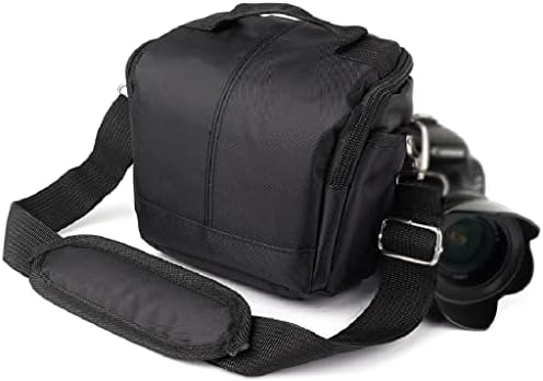 Чанта за фото WETYG, Голяма чанта Голям за огледално-рефлексен фотоапарат, Чанта-тоут, Чанта за фотография, чанта за обектива, чанта за съхранение на снимки (Цвят: чере?