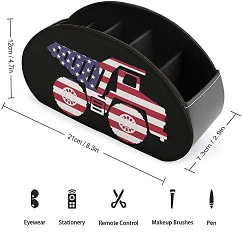 Кутия за съхранение на дистанционното управление на Камион с Флага на сащ, Многофункционален Държач за дистанционното управление