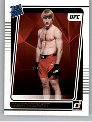 2022 Donruss UFC 207 Пади Пимблетт RC Новобранец Card SP Официалната търговска карта начинаещи ВМА с къс принтом в лек в в