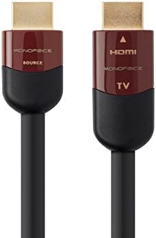 Високоскоростен активен кабел Monoprice HDMI дължина 45 метра, Черен, 4K @ 60Hz, HDR, 18 Gbit/s, 26AWG, YUV, 4: 4: 4, CL2 - Cabernet Ultra