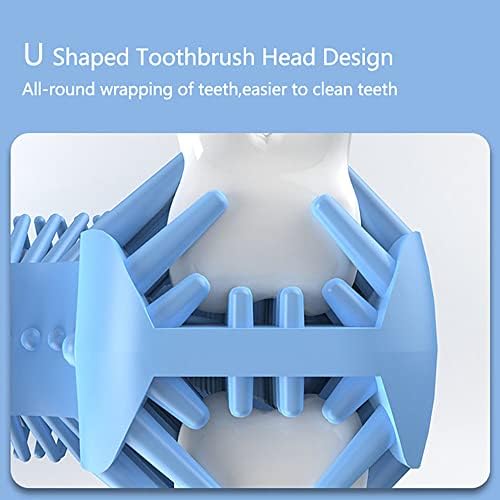 2 U-Образна четка за зъби за деца от 2 до 12 години), Ръчно Обучение четка за Зъби, Наставка от хранително-мек силикон, дизайн