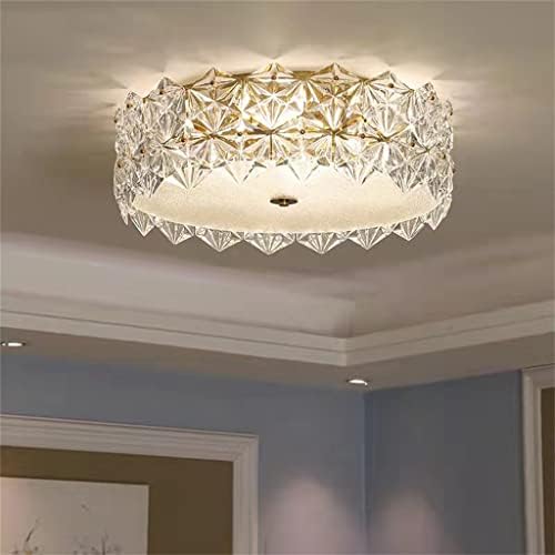 WYFDP Led тавана лампа, Кръгла Кристална тавана лампа Или Декорация на дома, за Хол, трапезария, Кухня, Спалня (Цвят: D, Размер: