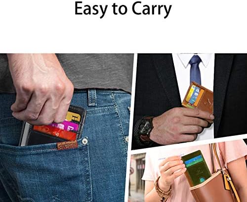 Чантата BULLIANT Slim, Обтягивающий Чантата с Минимално Тънък Преден Джоб, Държач за карти За мъже, 7 картички на 3.15 х 4,5,