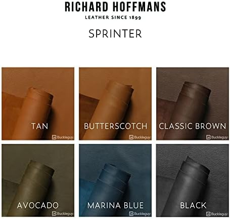 Кожена подплата Richard Hoffmans с катарама, Спринтьор, Карамел (4-4,5 грама, с различни размери)