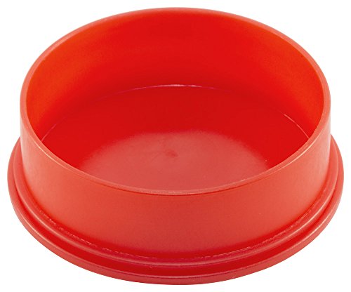 Тапи QC261AK1 Пластмасови, с права на страна, за помощно употреба, с размер на резби, 1-3 /4C-26, PE-LD, с размер на резби, 1-3 / 4, за шапки, червени (опаковка от 200 броя)