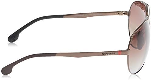 Рамки за очила Carrera Men ' s CA8023/S Pilot, Матово Кафяв, с Градиентной Поляризация, 65 мм