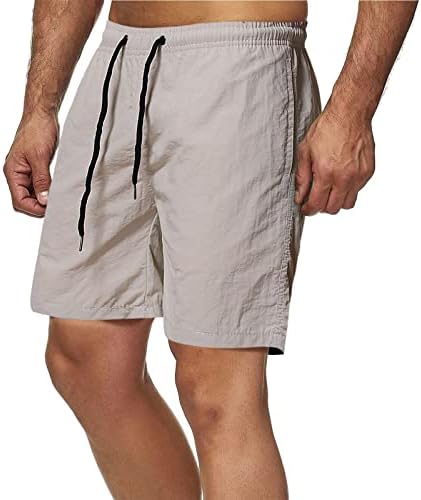 Мъжки къси Панталони, Мъжки Ежедневни Класически Намаляване на Летни Плажни Шорти на съвсем малък с Джобове за Эластичном колана Шорти