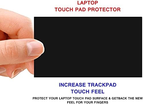 (2 броя) Защитна подплата за тракпад Ecomaholics Premium за лаптоп Dell XPS 7390 13,3 инча, Черна Матова Панел на тъчпада, със защита