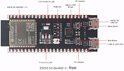 Помощна такса развитие ESP32-S3-DevKitM-1 ESP32-S3-MINI-1 Такса за разработка на ESP32 S3