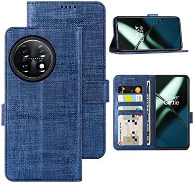 Чанта-портфейл Foluu за OnePlus 11 5G, Флип-фолио от изкуствена кожа с [Противоударным вътрешен калъф от TPU], отделения за карти-на