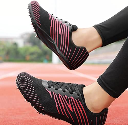Въздушна професионални обувки за лека атлетика с шипове за мъже, Жени, Деца, Дишащи обувки за състезания, Хмел, Спринт,