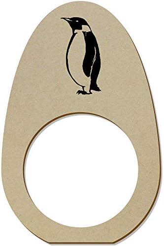 Azeeda 5 дървени Пръстени/Притежателите за салфетки Пингвин (NR00005747)