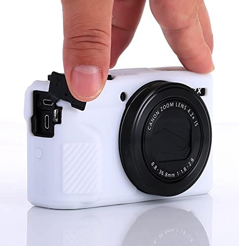 Калъф за фотоапарат Pocoukate за Canon G7X/G7X Mark II/Mark III Силиконов Калъф с оптична твърдост 9H 0,3 мм, Ультратонкая Защитно