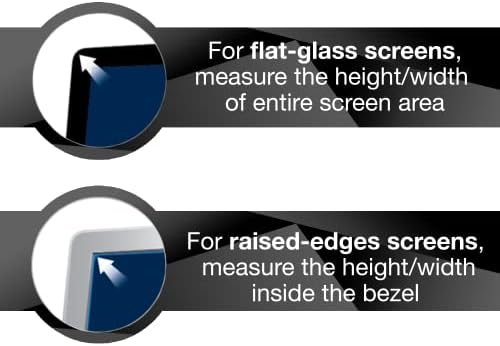 Филтър за поверителност на 3M за широкоекранен лаптоп с диагонал на екрана 14 инча, разменени гланц / мат, намалява синя светлина, Защита на