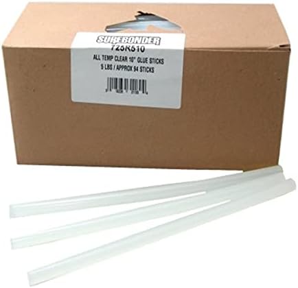 ND Surebonder 725R510 10-инчови резултати при висока температура лепило на пръчки, опаковка от 2 броя по 10 инча, Опаковки от 2