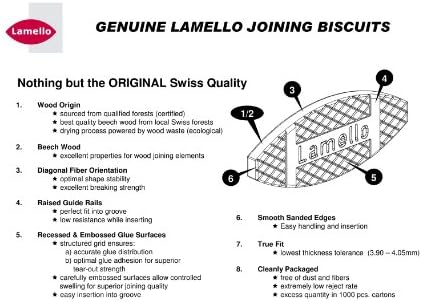 Ламелло 0 Дървена бисквити 1000 бр.