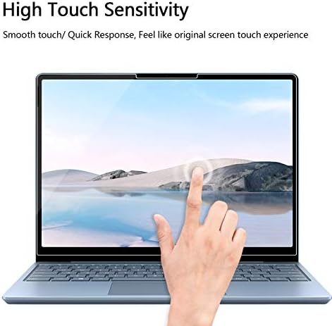 Защитно фолио от закалено стъкло Adeway за лаптоп Surface Go 2 12,4 инча 2022, твърдост 9H, устойчивост на надраскване, HD