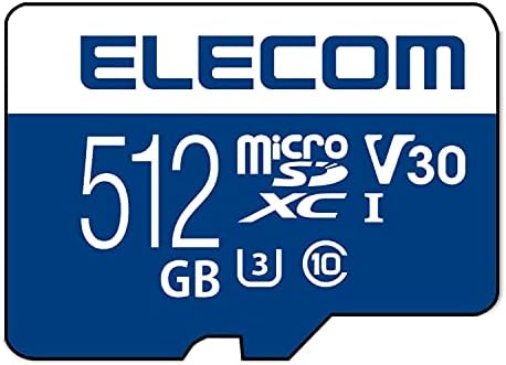 Картата с памет е microSDXC Elecom MF-MS064GU13V3R с услуга за възстановяване на данни, UHS-I, U3, 80 Mbit/s, 64 GB