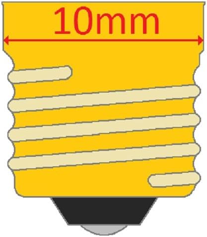 Лампи с нажежаема жичка CEC Industries 1432, 3.2 В, 0,512 W, с цокъл E10, под формата на T-3,25 (Кутия от 10 броя)
