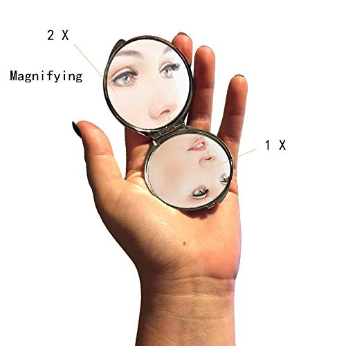 Огледало, Пътно огледало, тема джобен зеркальца с окуневой риба, джобно огледало с увеличение 1 X 2X