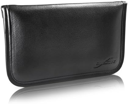 Калъф BoxWave, който е Съвместим с Meizu Pro 6 (Case by BoxWave) - Луксозни Кожена чанта-месинджър, чанта-плик от изкуствена