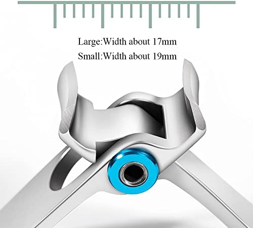 ILAZI Професионални нокторезачки От Неръждаема Стомана С Широко Отваряеми Челюсти на Ноктите Нож За нокти Дебели Твърди Ножици