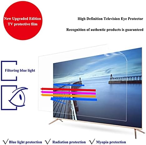 Защитно фолио за телевизор AFGZQ 32-75 инча с антирефлексно покритие, степента на потискане на синя светлина 30,1%, защита от надраскване,