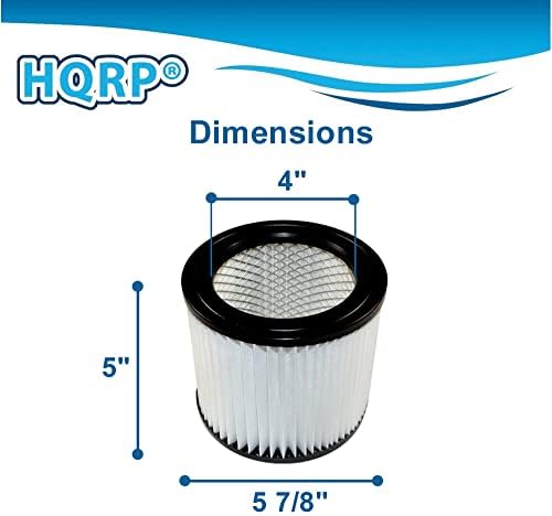Картриджный филтър HQRP е съвместим с Магазини пылесосами QAS60 QAM70 Floor Master /P12S-2S100 P12S обем 6 литра за влажна