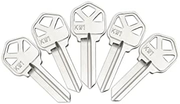 Заготовки за ключове QWORK Blank, Опаковки от 50 медни структурни ключове за (KW1) Kwikset
