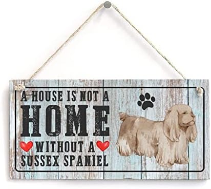 Любители на кучета-Цитат Знак Collie Къща Не е Къща Без Куче Забавен Дървен Знак на Кучето плака за Кучета, Селска Къща Знак 8x16 Инча