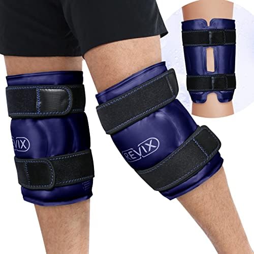 Пакет с лед REVIX XL за колянна става Приключи само След операция на коляното и Голям пакет с лед за наранявания многократна употреба