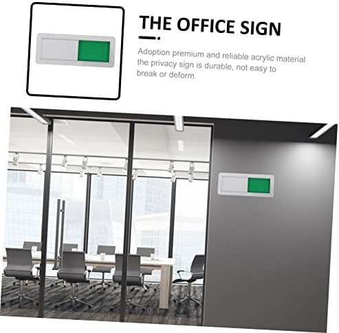 Креативен Показалеца Означения SEWACC Out of Office Знак Вратите Табели за Офис Плъзгащи се врати Акрил
