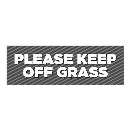 CGSignLab | Моля, не се придържат през прозореца в Сивата ивица Трева | 36 x12