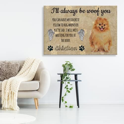 Персонализирани Мемориален Плакат с домашни любимци, за Кучета, мама, татко, Индивидуална Картина с изображение на куче, Спомен,